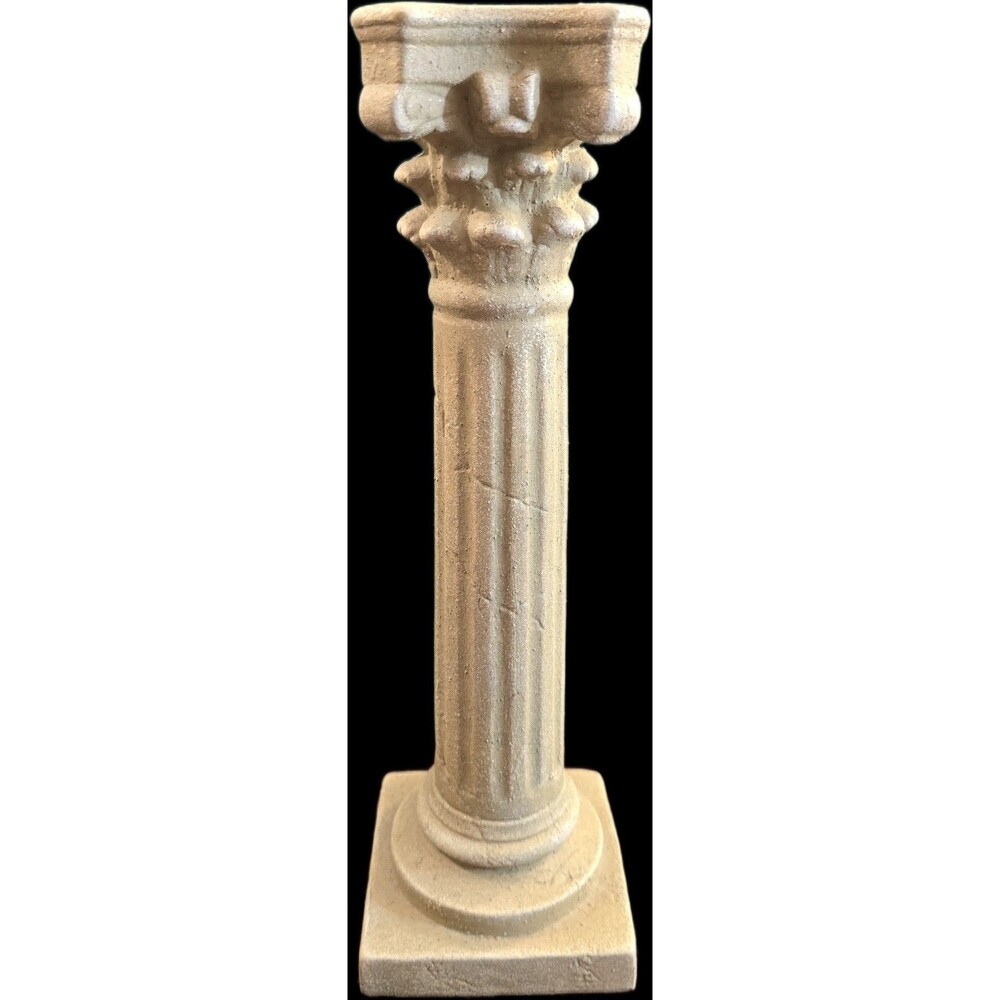 Candle Holder Classical Greek Column  12"x3.75"x3.75" For 1" Diameter    Candles